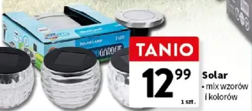 Lampa solarna mix wzorów i kolorów