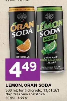 Napój Lemon Soda Credo