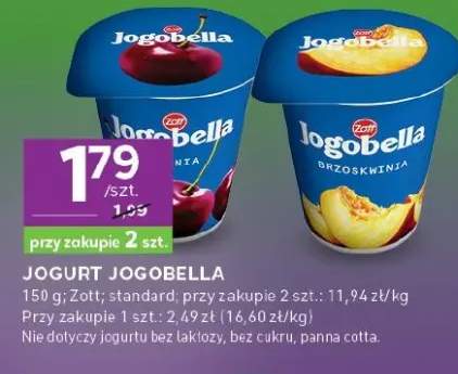 Jogurt Jogobella wiśnia Zott