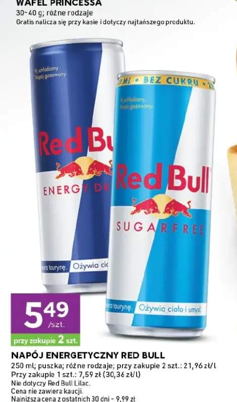 Napój energetyczny Red Bull Sugarfree
