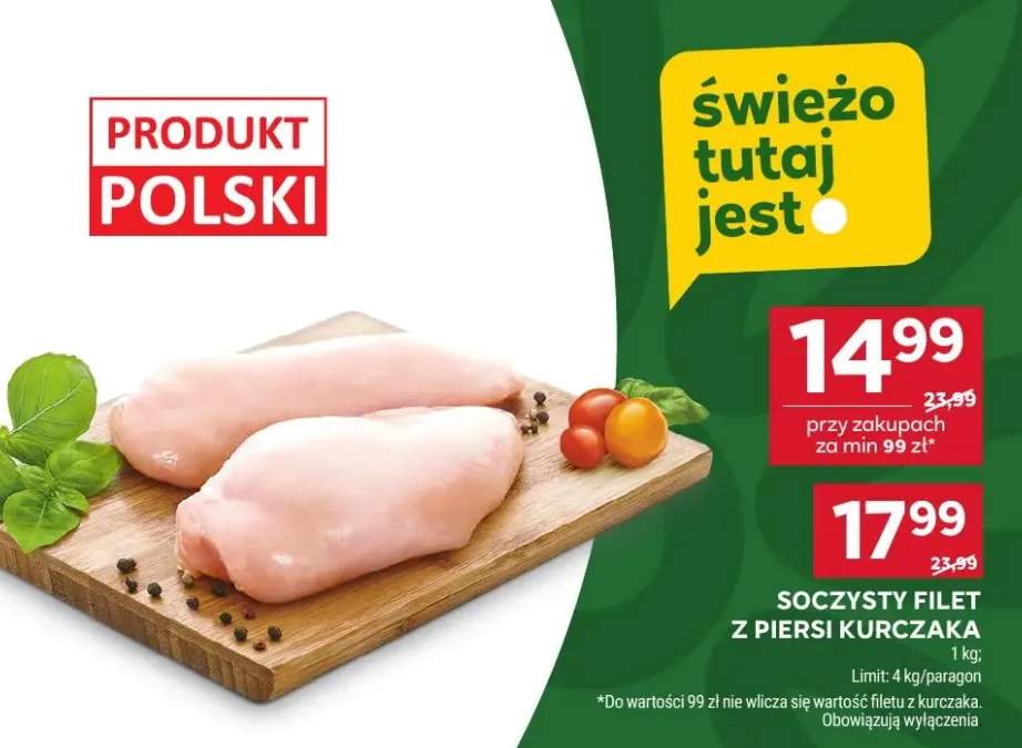 Soczysty filet z piersi kurczaka