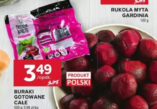 Buraki gotowane całe polskie