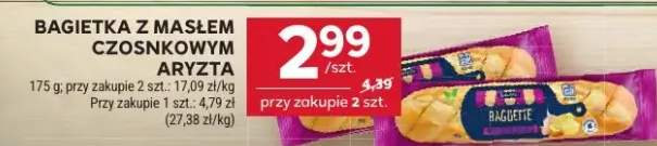 Bagietka z masłem czosnkowym Aryzta
