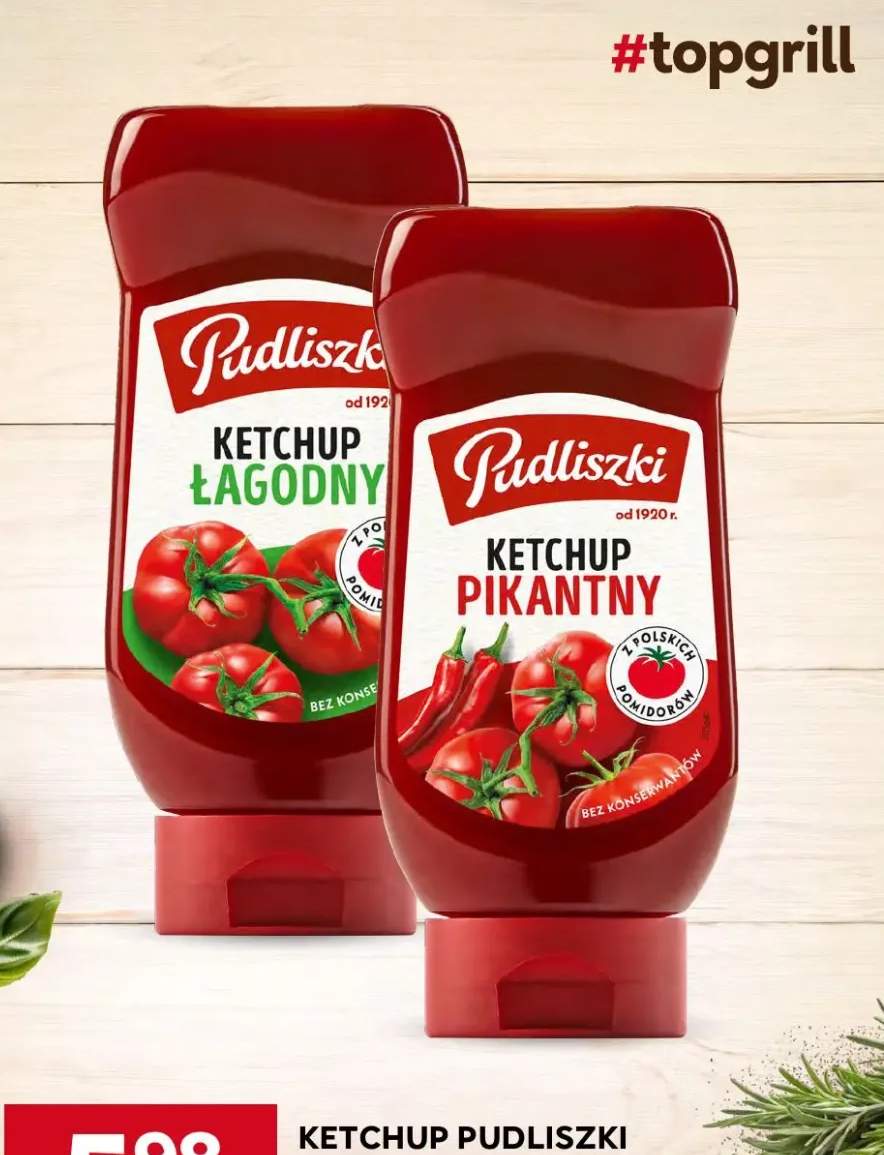 Ketchup łagodny Pudliszki