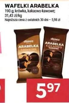 Wafelki Arabelka kakaowo-kawowe Słomo