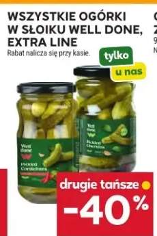 Ogórki w słoiku Well Done Extra Line
