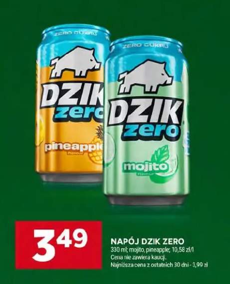 Napój Dzik Zero mojito