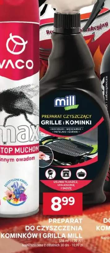 Preparat do czyszczenia kominków i grilla Mill Clean