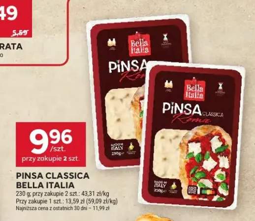 Pinsa Classica Bella Italia