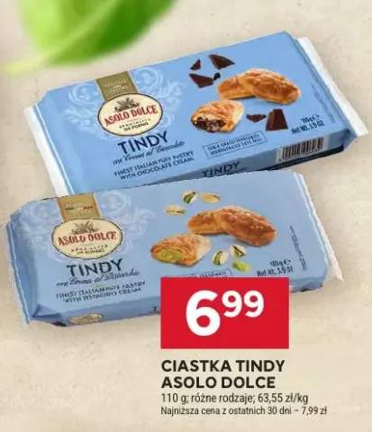 Ciastka Tindy Asolo Dolce