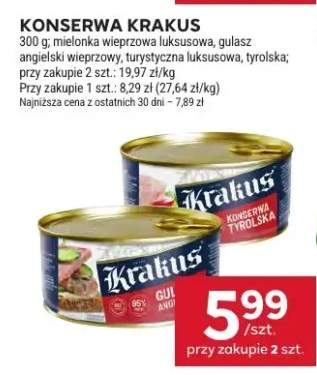 Konserwa Krakus mielonka wieprzowa luksusowa