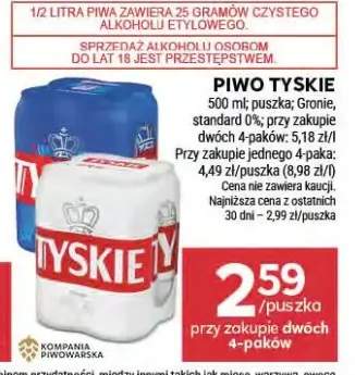 Piwo Tyskie Gronie standard