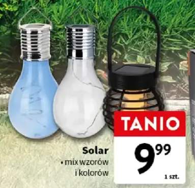 Lampa solarna mix wzorów i kolorów