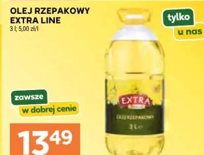 Olej rzepakowy Extra Line