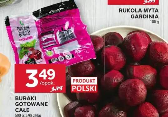 Buraki gotowane całe polskie