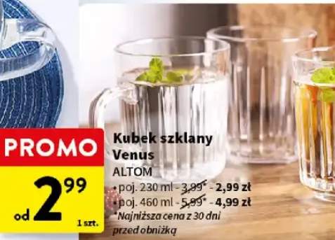 Kubek szklany Venus 1szt.