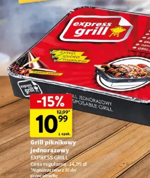 Grill piknikowy jednorazowy Express Grill