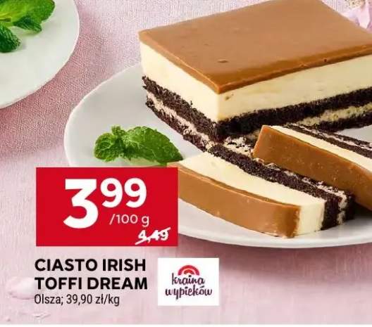 Ciasto Irish Toffi Dream Olsza