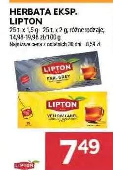 Herbata ekspresowa Lipton Yellow Label