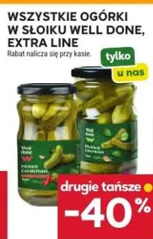 Ogórki w słoiku Well Done Extra Line