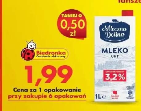 Mleko UHT 3,2% Mleczna Dolina