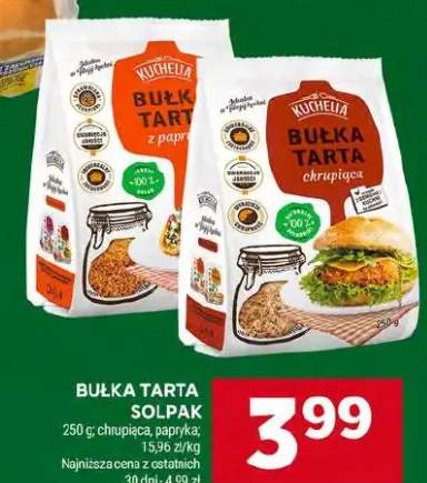 Bułka tarta z papryką Solpak Kuchella