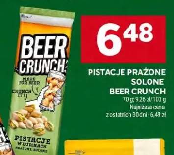 Pistacje prażone solone Beer Crunch