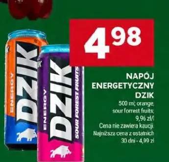 Napój energetyczny Dzik sour forrest fruits