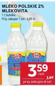 Mleko polskie 2% Mlekovita butelka