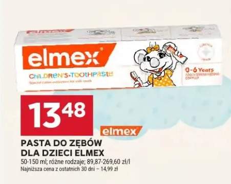 Pasta do zębów dla dzieci Elmex Children's Toothpaste 0-6 Years