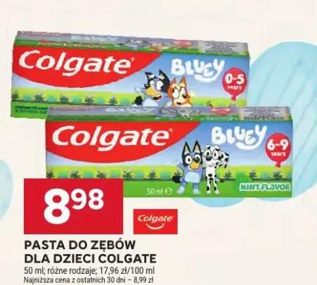 Pasta do zębów dla dzieci Bluey 6-9 Years Colgate