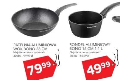 Patelnia aluminiowa wok Bono 28cm