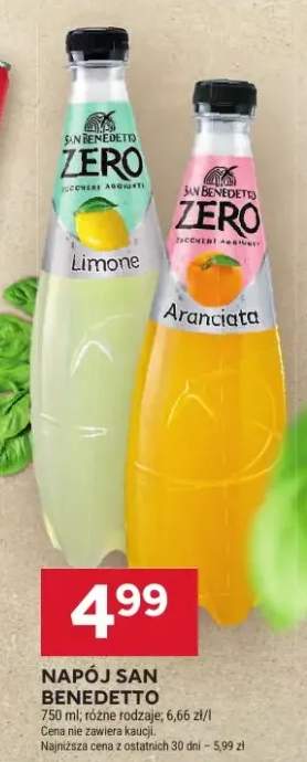 Napój San Benedetto Zero Limone