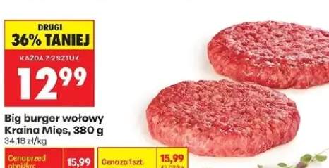 Big burger wołowy Kraina Mięs