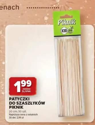 Patyczki do szaszłyków Piknik
