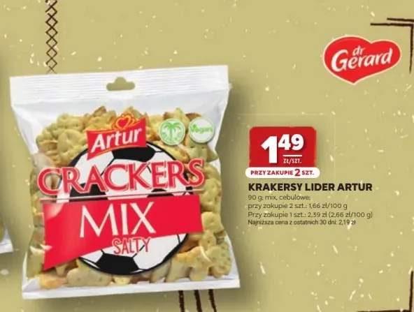 Krakersy Lider Artur mix
