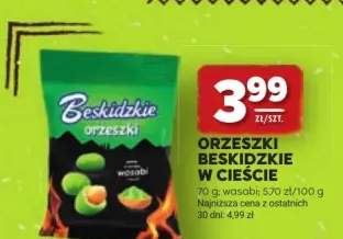 Orzeszki Beskidzkie w cieście wasabi