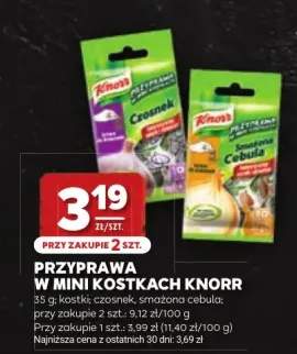 Przyprawa w mini kostkach smażona cebula Knorr
