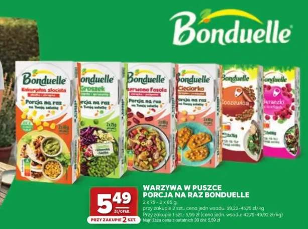 Warzywa w puszce Porcja na raz Bonduelle buraczki