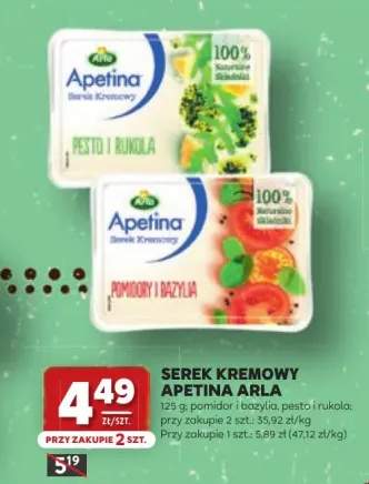 Serek kremowy pomidory i bazylia Apetina Arla