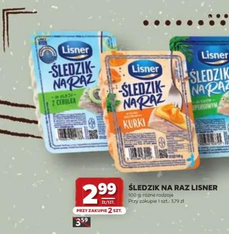 Śledzik na raz w sosie śmietankowym Lisner