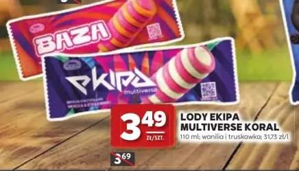 Lody Ekipa Multiverse Koral wanilia i truskawka