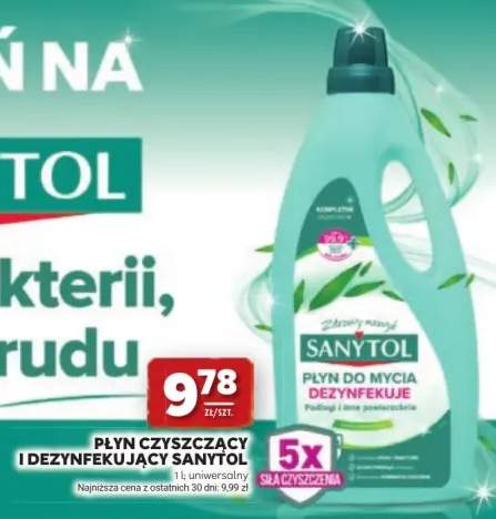 Płyn czyszczący i dezynfekujący Sanytol uniwersalny