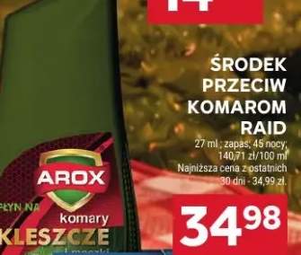 Środek przeciw komarom Raid zapas 45 nocy