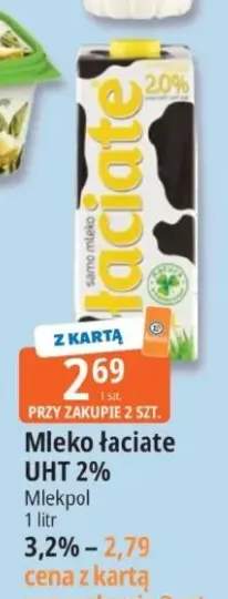 Mleko łaciate UHT 2% Mlekpol