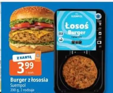 Burger z łososia Suempol