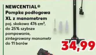 Pompka podłogowa XL z manometrem Newcential