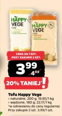 Tofu Happy Vege naturalne
