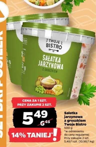 Sałatka jarzynowa z groszkiem Twoje Bistro