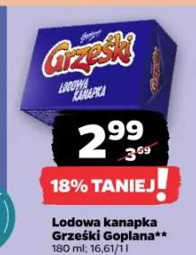 Lodowa kanapka Grześki Goplana